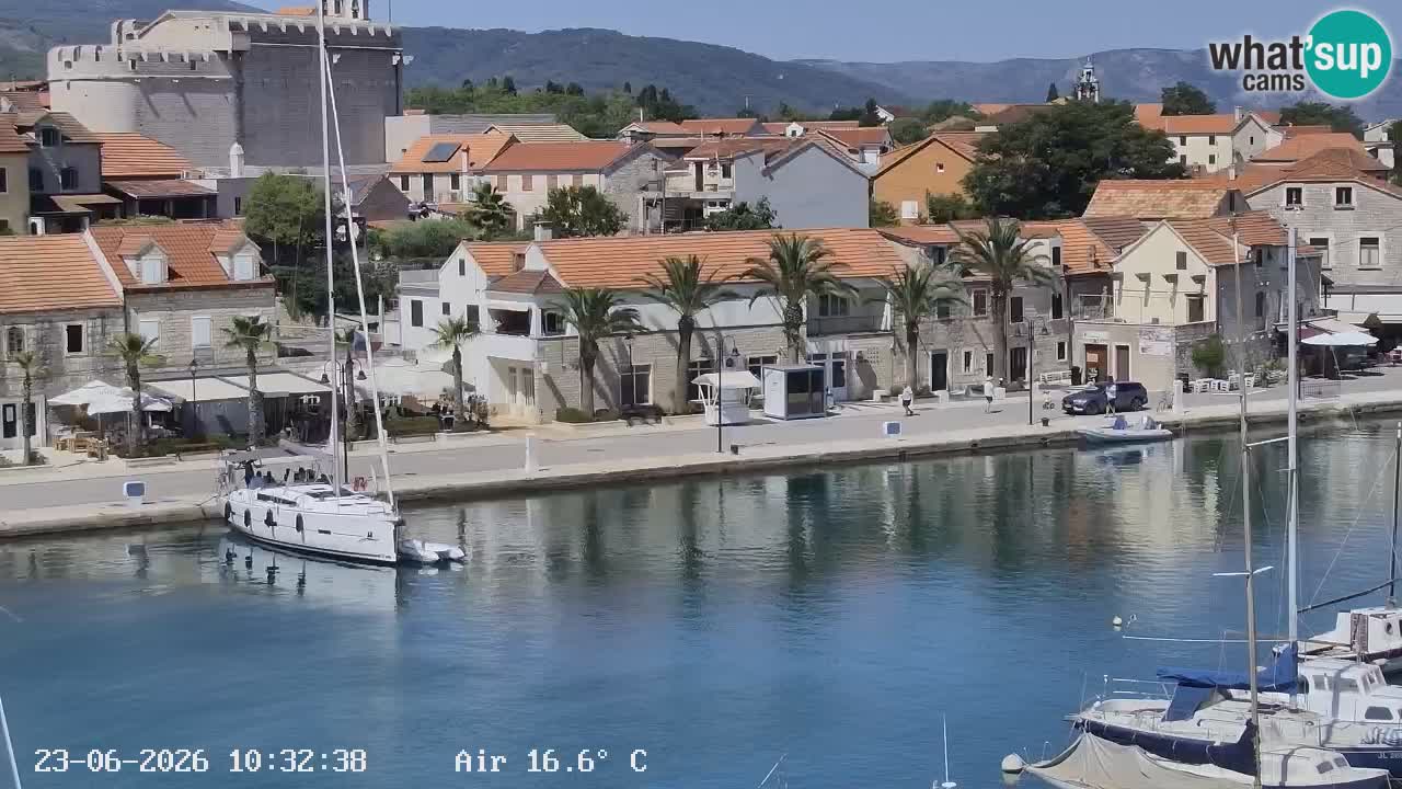 Webcam Vrboska marina | Hvar Insel | Dalmatien