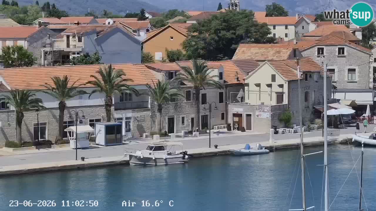 Livecam Vrboska marina | Hvar island | Dalmatia