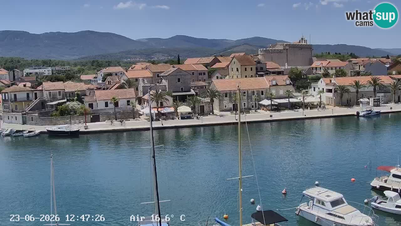 Webcam Hvar Vrboska marina | Dalmazia