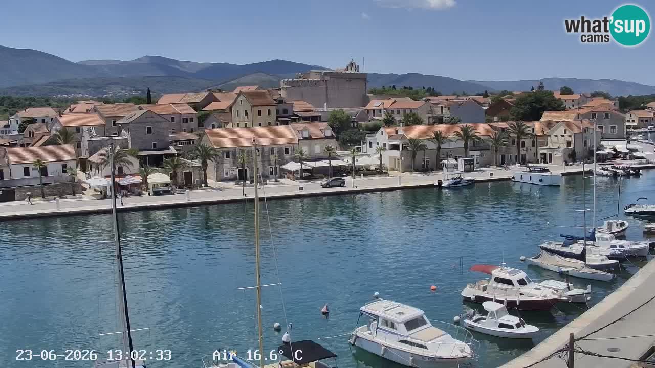 Livecam Vrboska marina | Hvar island | Dalmatia