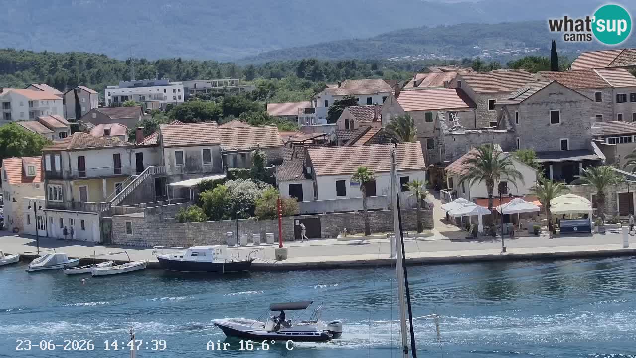 Webcam Vrboska marina | Hvar Insel | Dalmatien