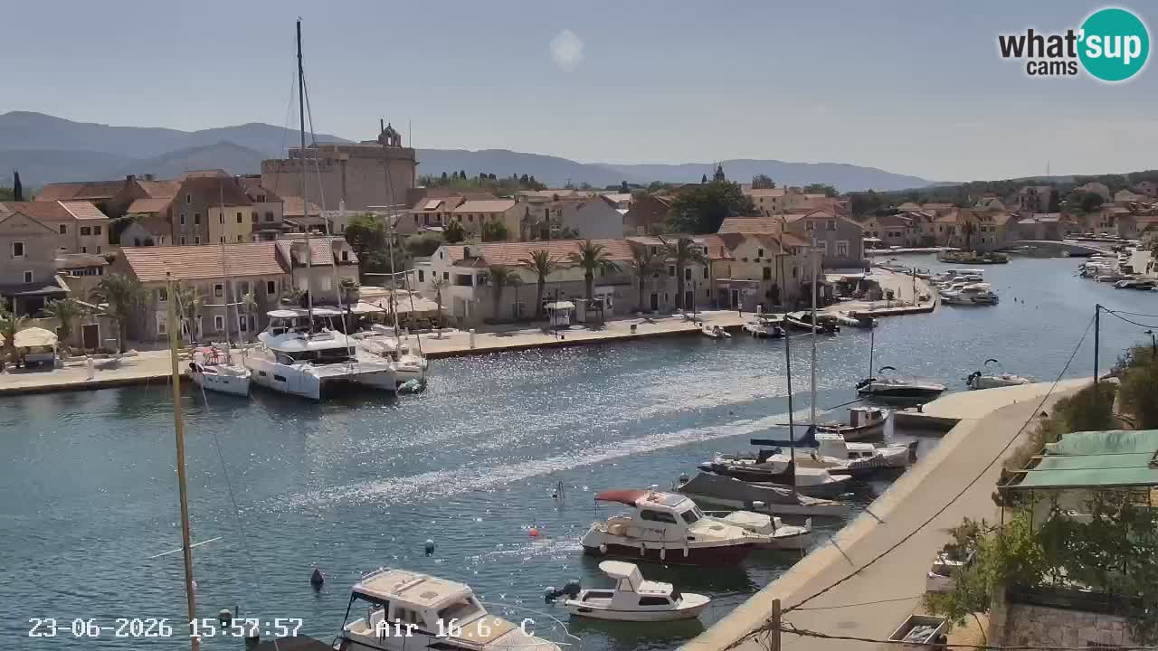 Webcam Hvar Vrboska marina | Dalmazia