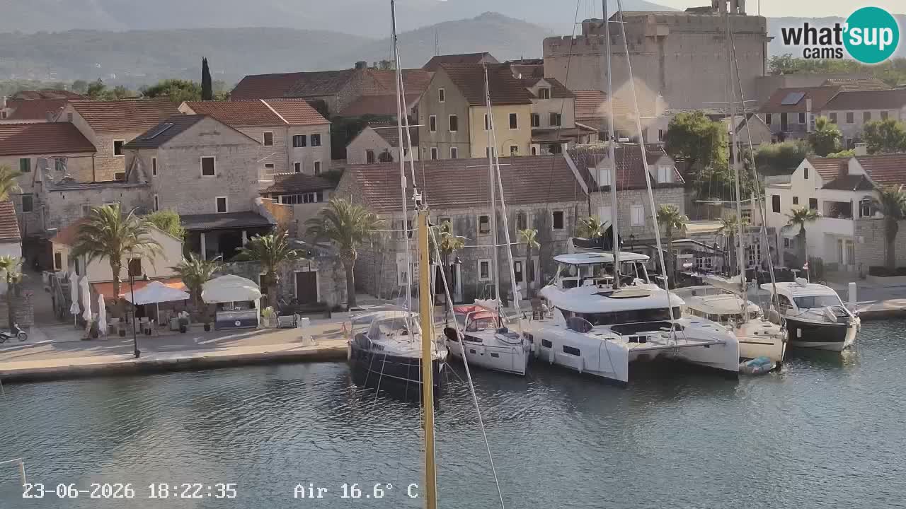 Webcam Hvar Vrboska marina | Dalmazia
