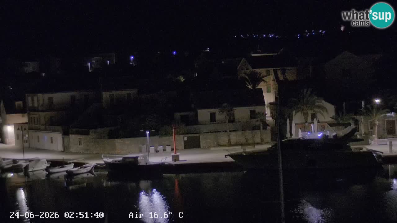 Webcam Vrboska marina | Hvar Insel | Dalmatien