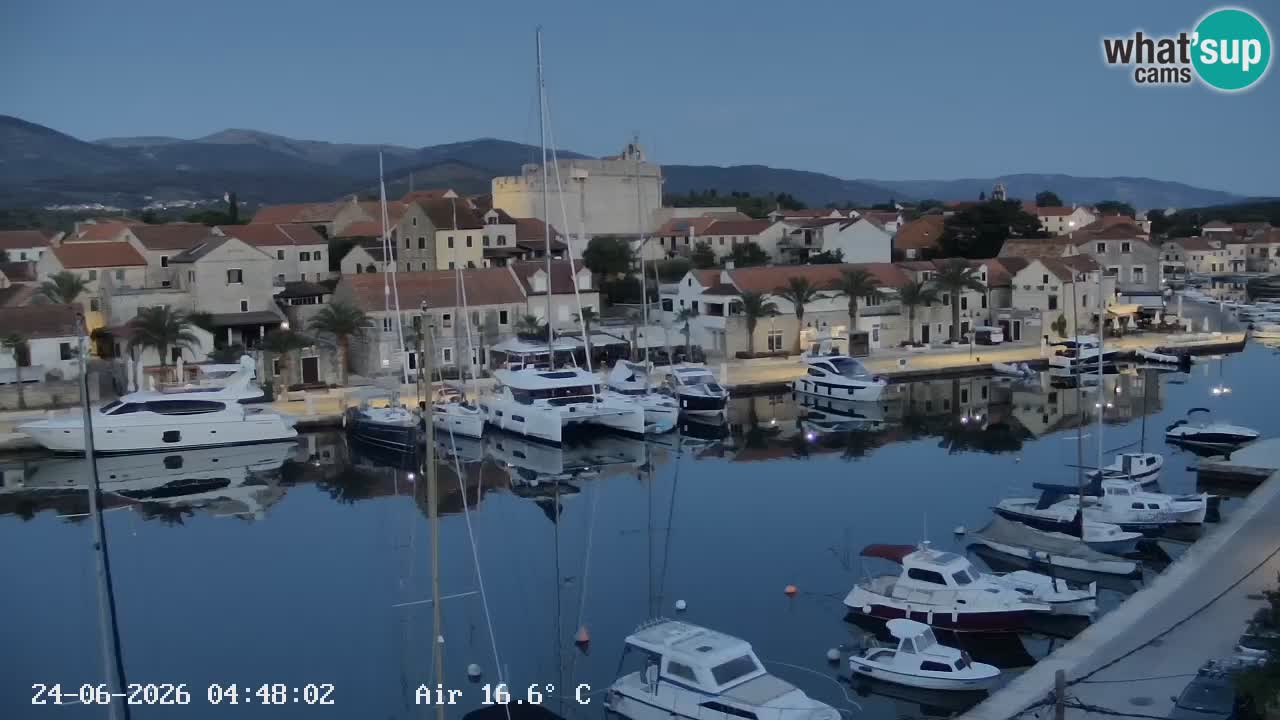 Webcam Vrboska marina | Hvar Insel | Dalmatien