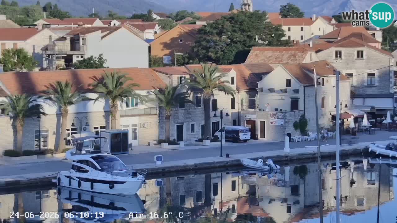Webcam Hvar Vrboska marina | Dalmazia