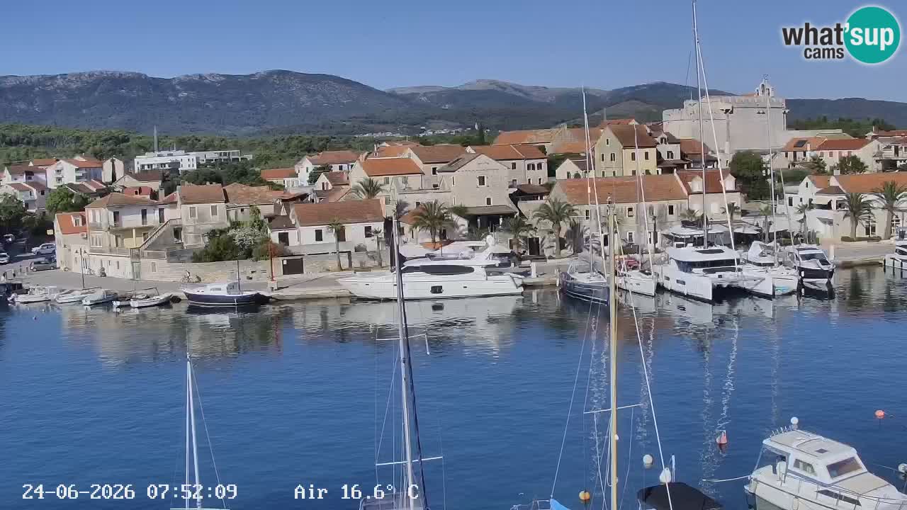 Webcam Vrboska marina | Hvar Insel | Dalmatien