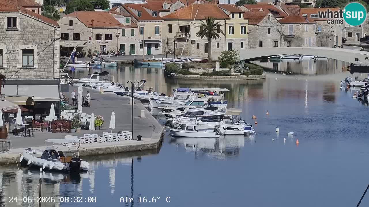 Livecam Hvar Vrboska marina | Île de Hvar | Dalmatia