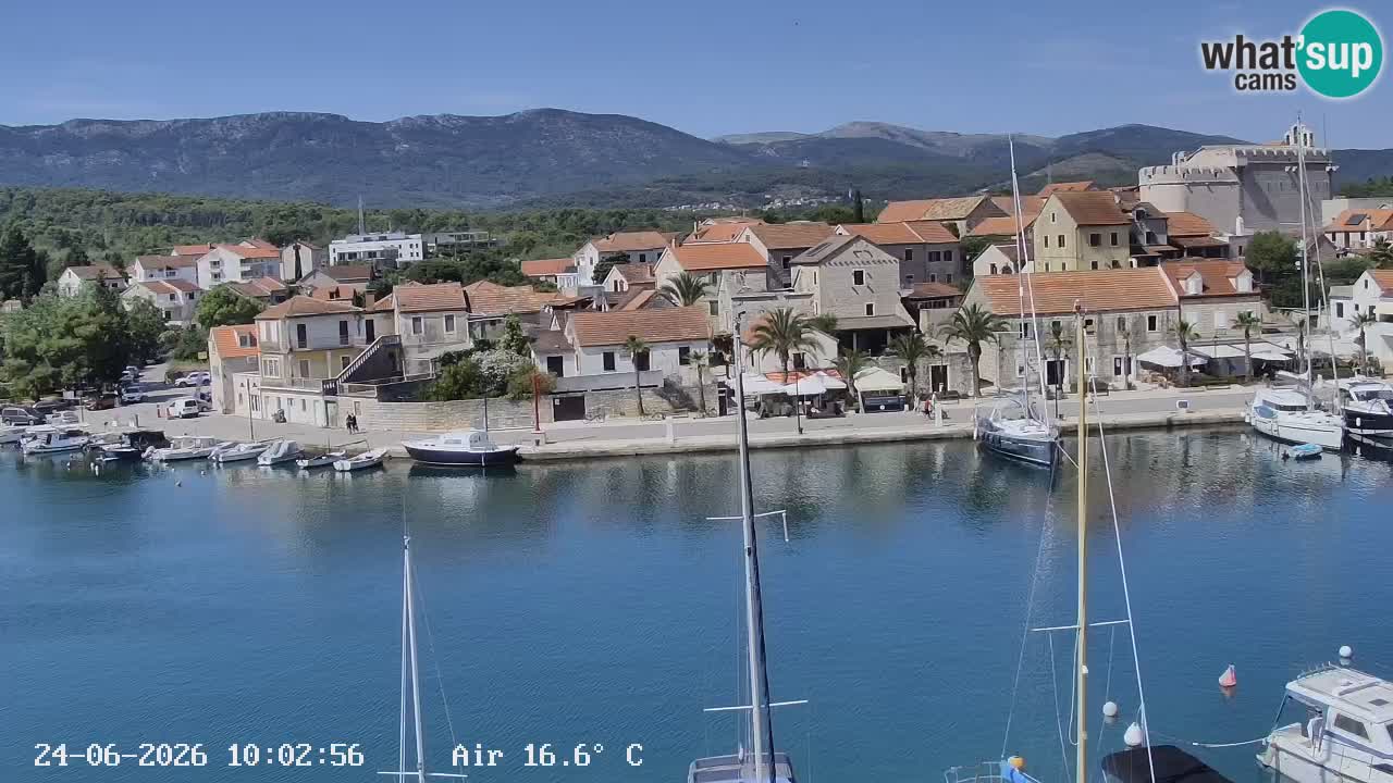 Livecam Vrboska marina | Hvar island | Dalmatia