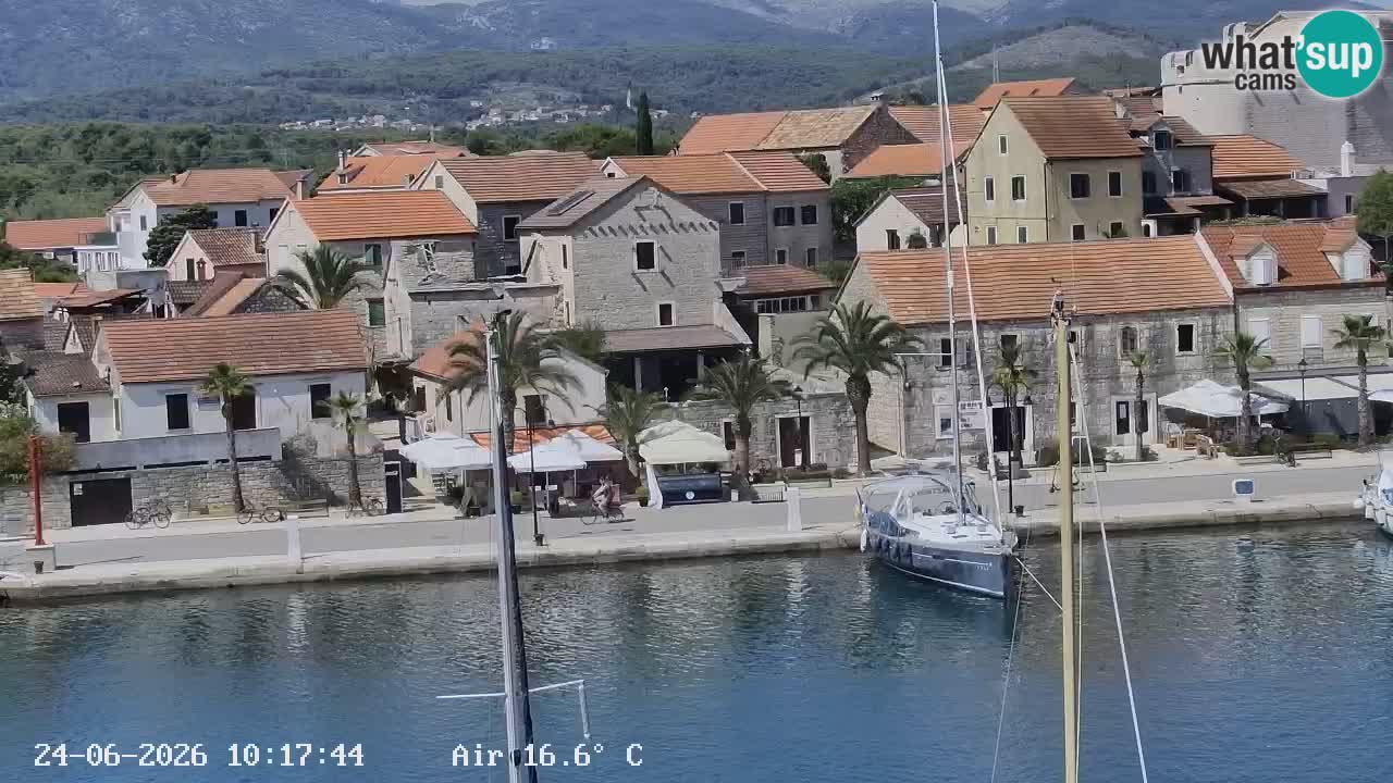 Livecam Hvar Vrboska marina | Île de Hvar | Dalmatia