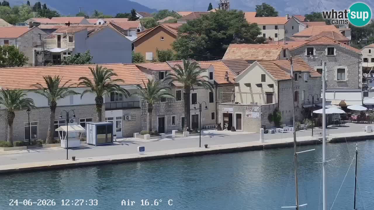 Livecam Hvar Vrboska marina | Île de Hvar | Dalmatia