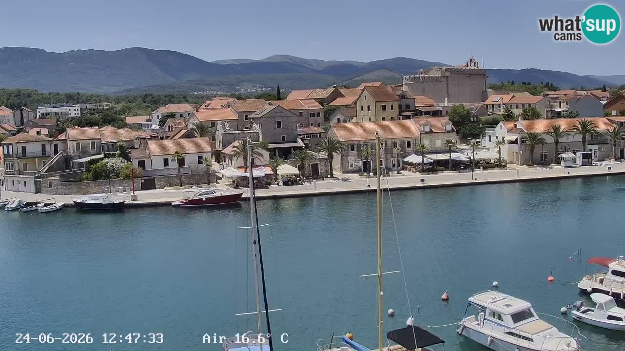 Livecam Vrboska marina | Hvar island | Dalmatia