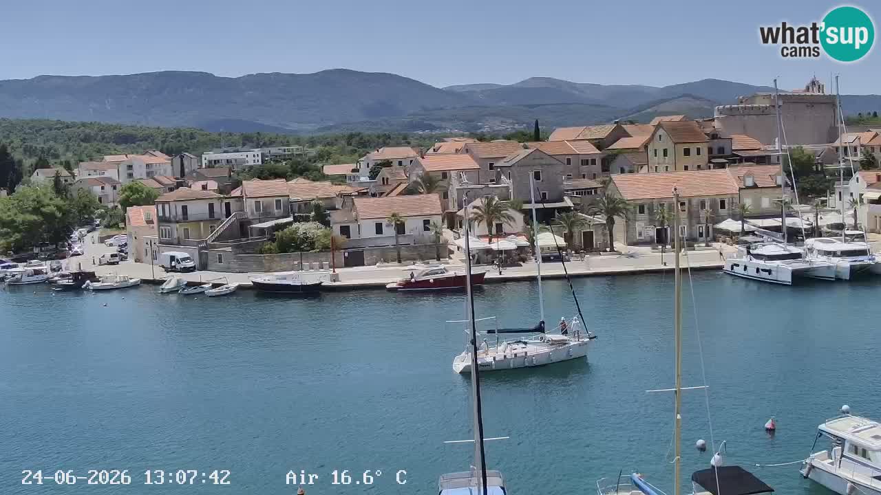 Webcam Hvar Vrboska marina | Dalmazia