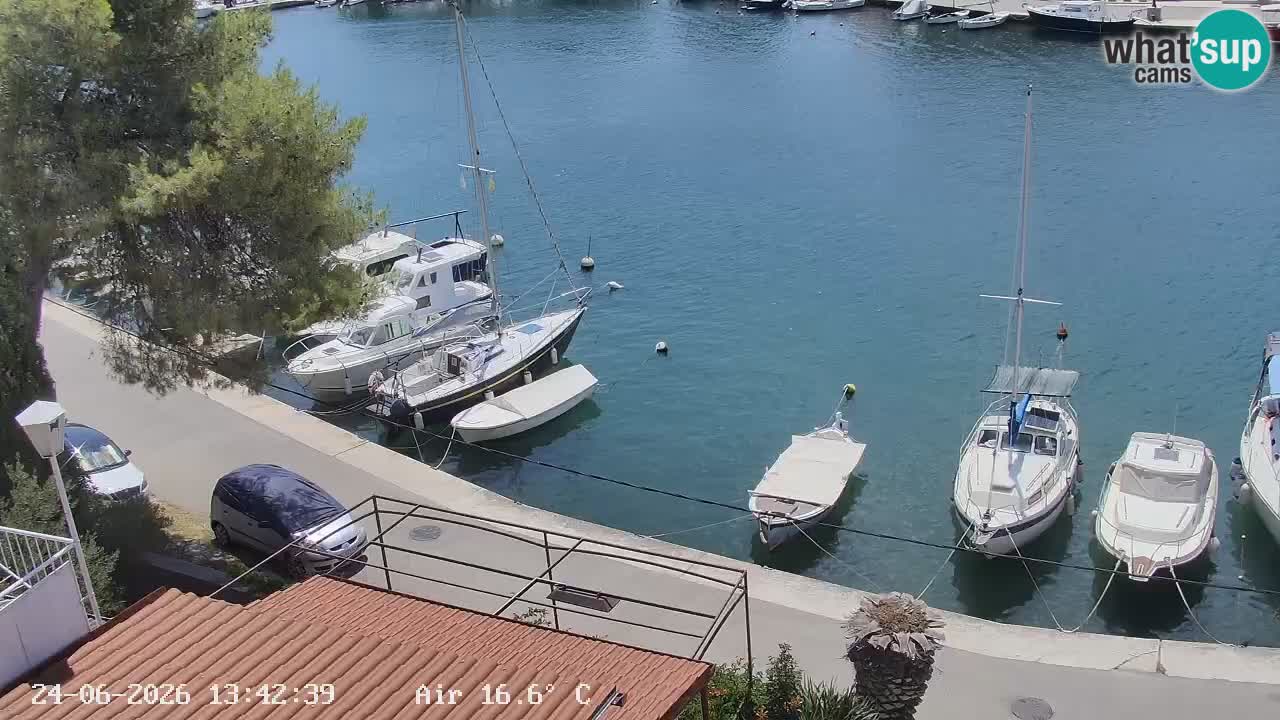 Webcam Vrboska marina | Hvar Insel | Dalmatien