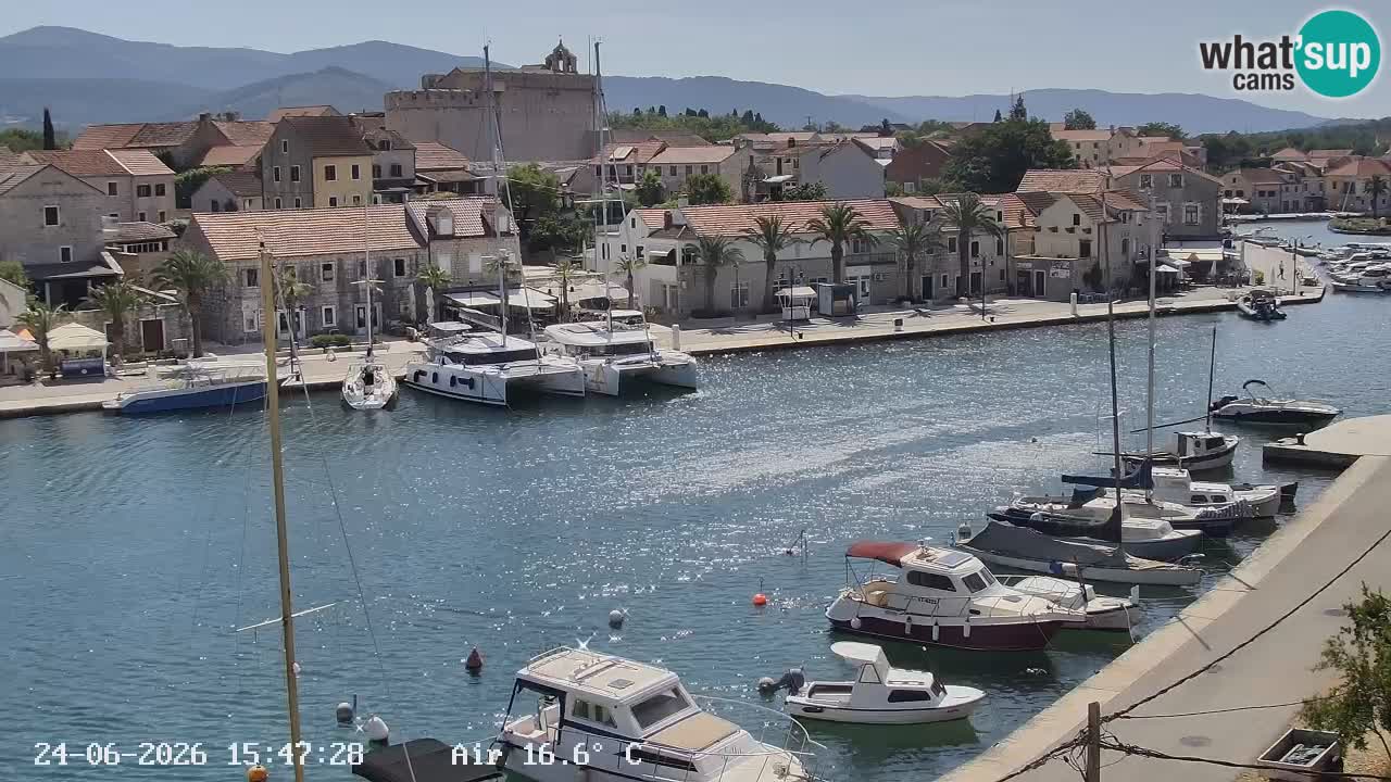 Webcam Vrboska marina | Hvar Insel | Dalmatien