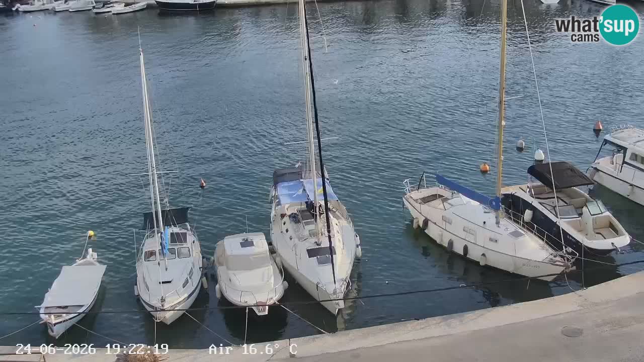 Webcam Vrboska marina | Hvar Insel | Dalmatien