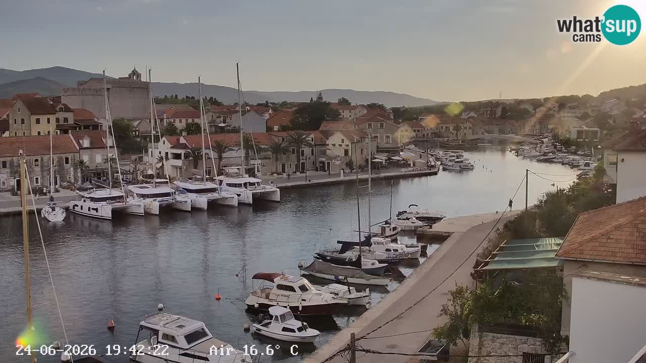 Livecam Hvar Vrboska marina | Île de Hvar | Dalmatia