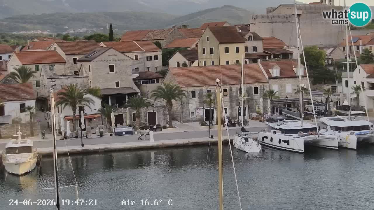 Livecam Hvar Vrboska marina | Île de Hvar | Dalmatia