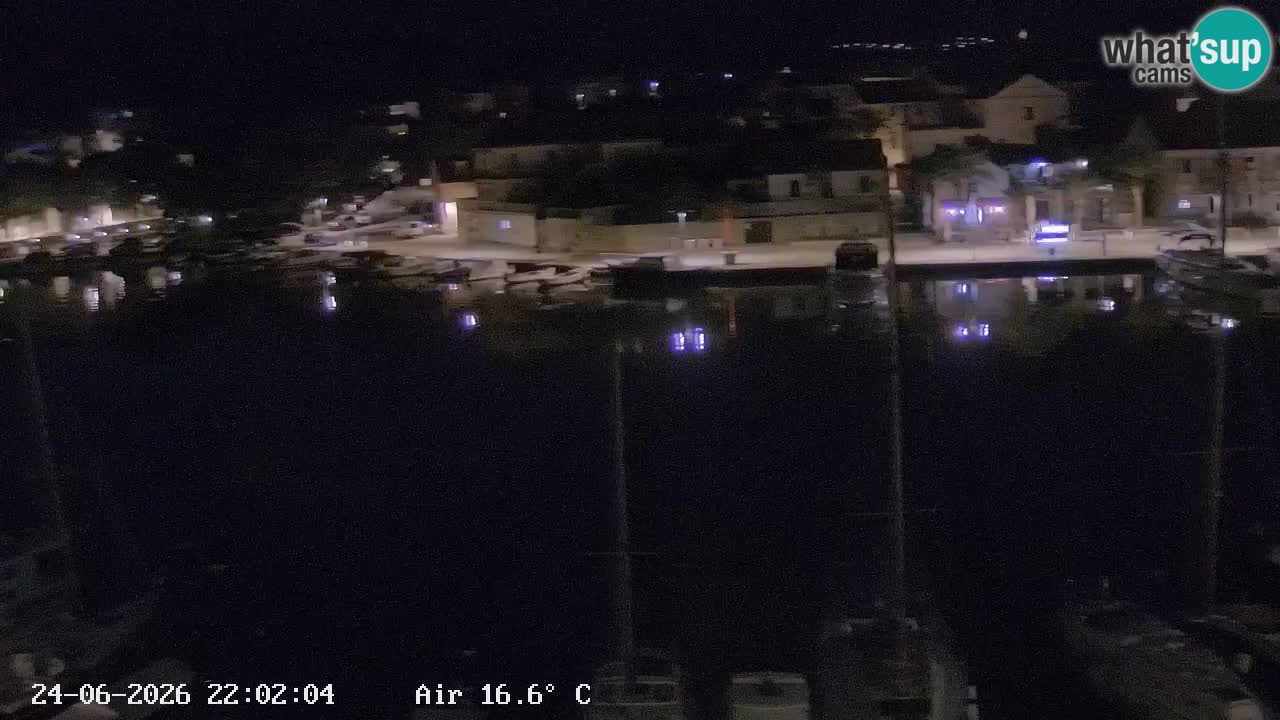 Webcam Vrboska marina | Hvar Insel | Dalmatien