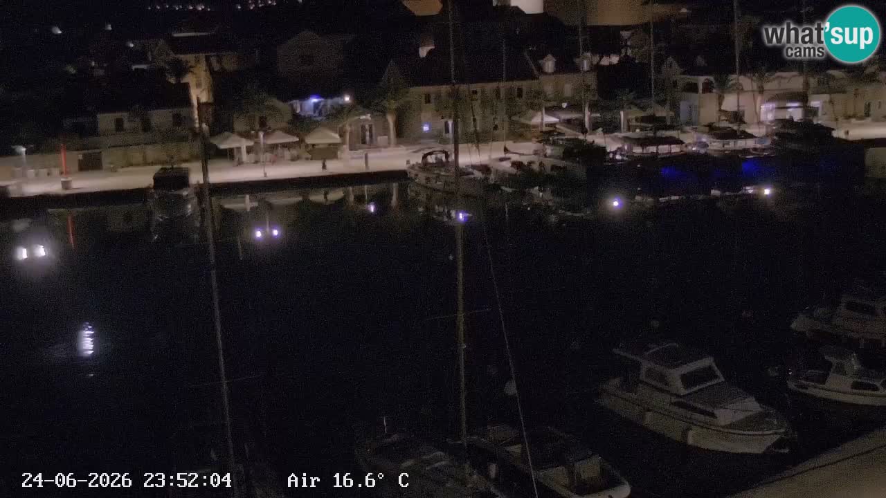 Livecam Hvar Vrboska marina | Île de Hvar | Dalmatia