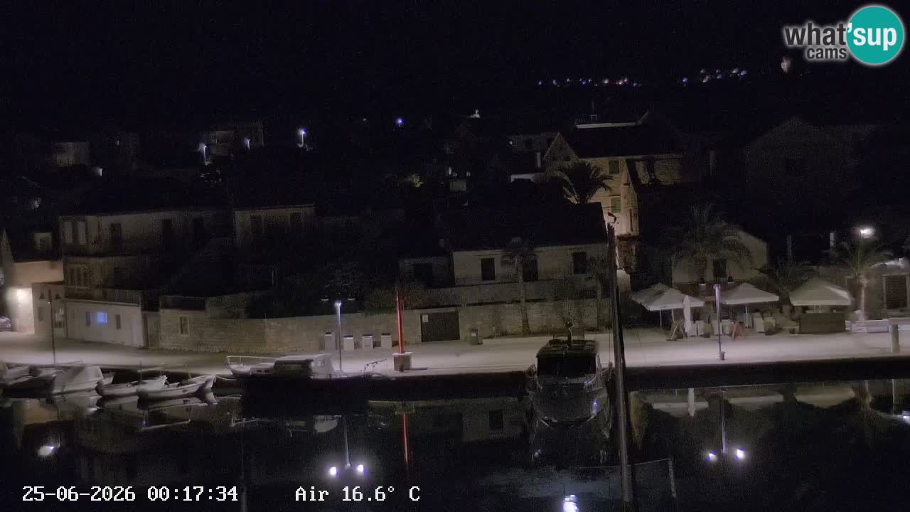 Webcam Vrboska marina | Hvar Insel | Dalmatien