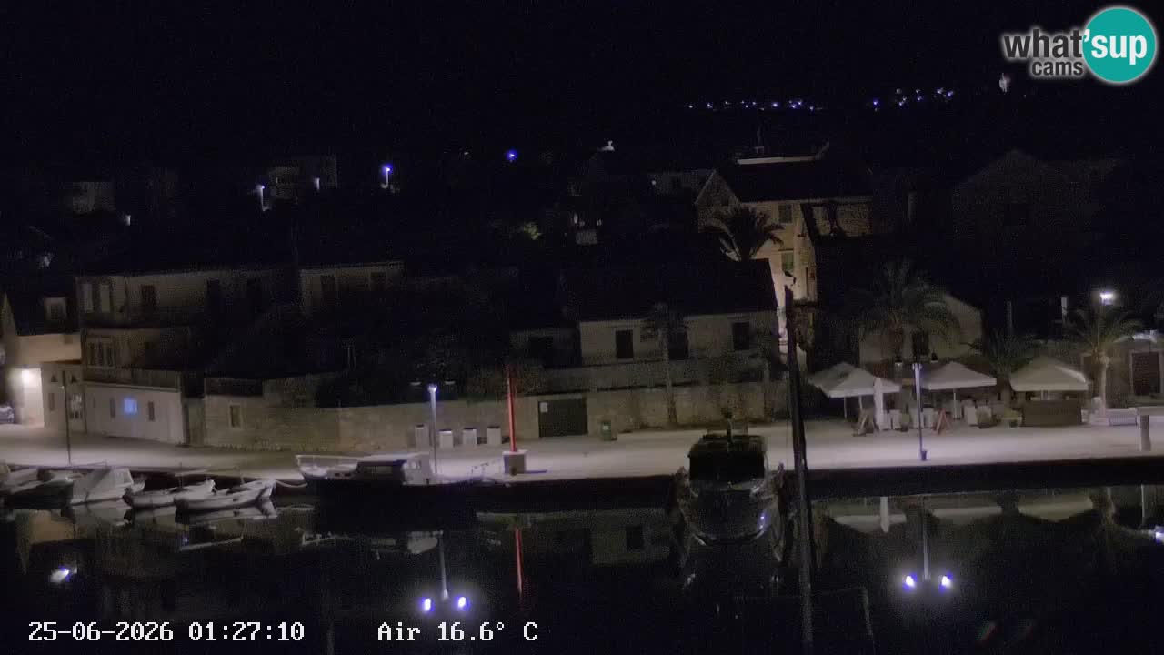 Webcam Vrboska marina | Hvar Insel | Dalmatien