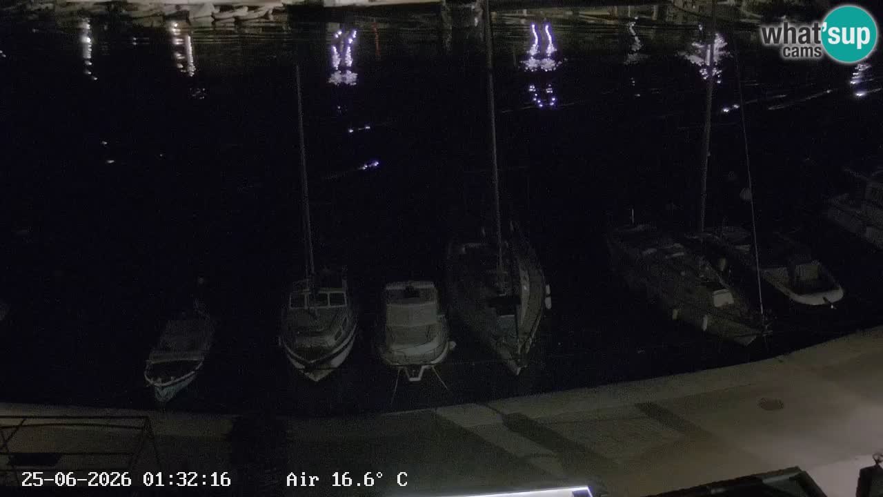 Webcam Vrboska marina | Hvar Insel | Dalmatien