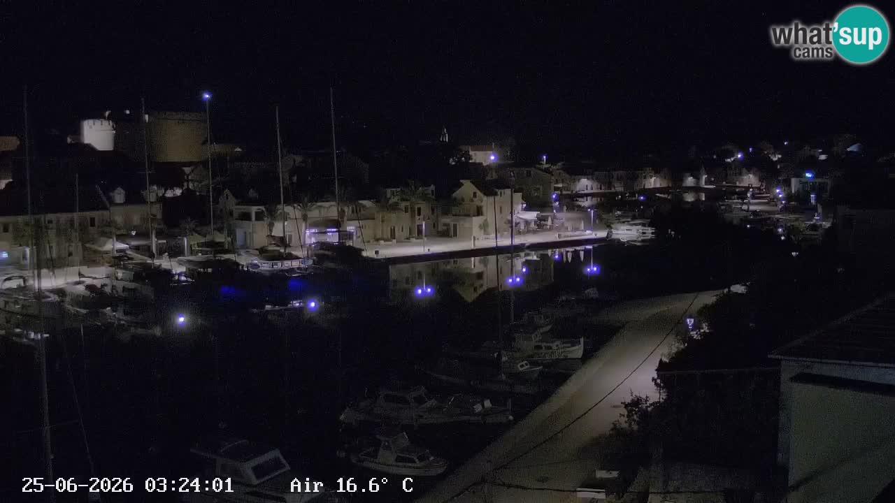 Webcam Hvar Vrboska marina | Dalmazia