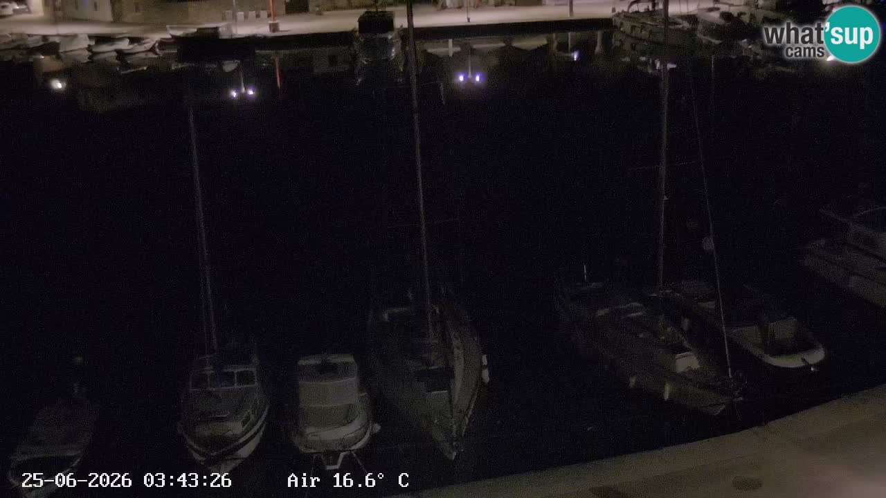 Livecam Hvar Vrboska marina | Île de Hvar | Dalmatia
