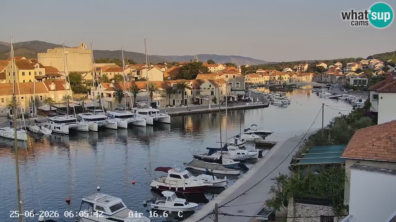 Livecam Hvar Vrboska marina | Île de Hvar | Dalmatia
