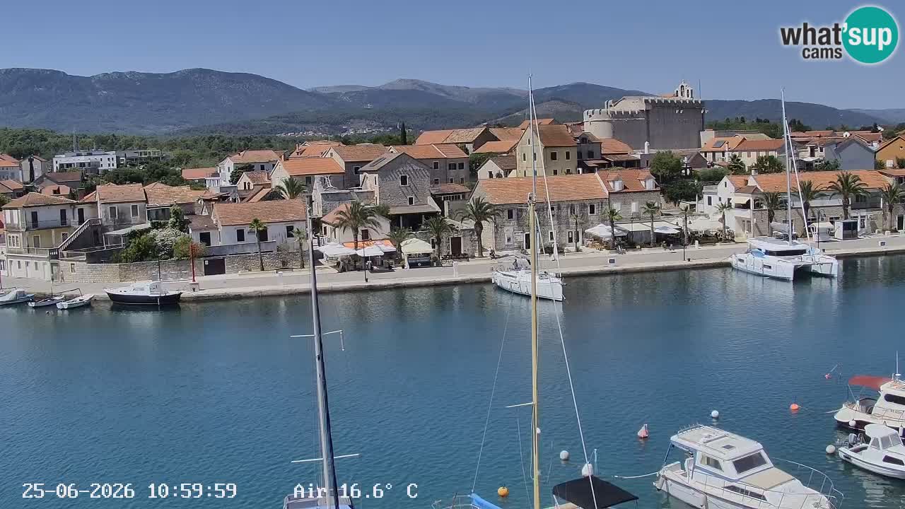 Webcam Hvar Vrboska marina | Dalmazia