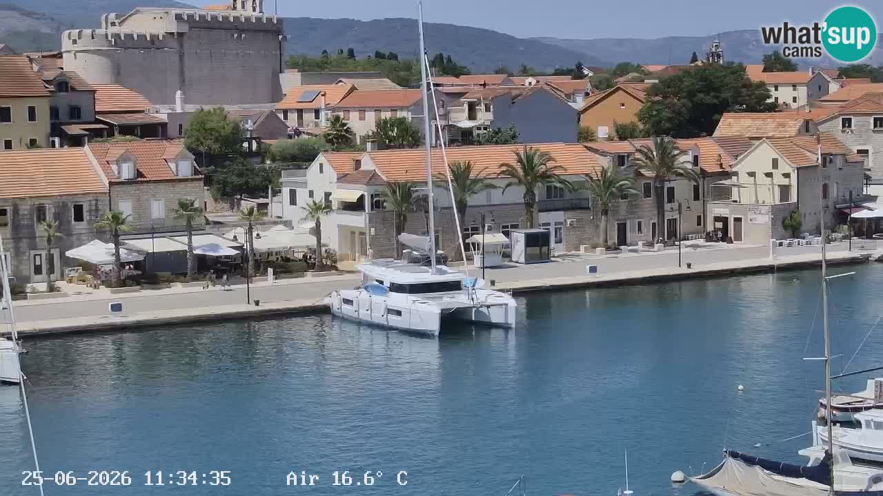 Livecam Vrboska marina | Hvar island | Dalmatia