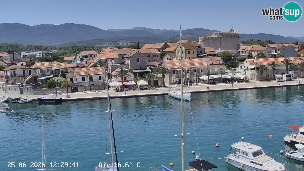 Webcam Hvar Vrboska marina | Dalmazia
