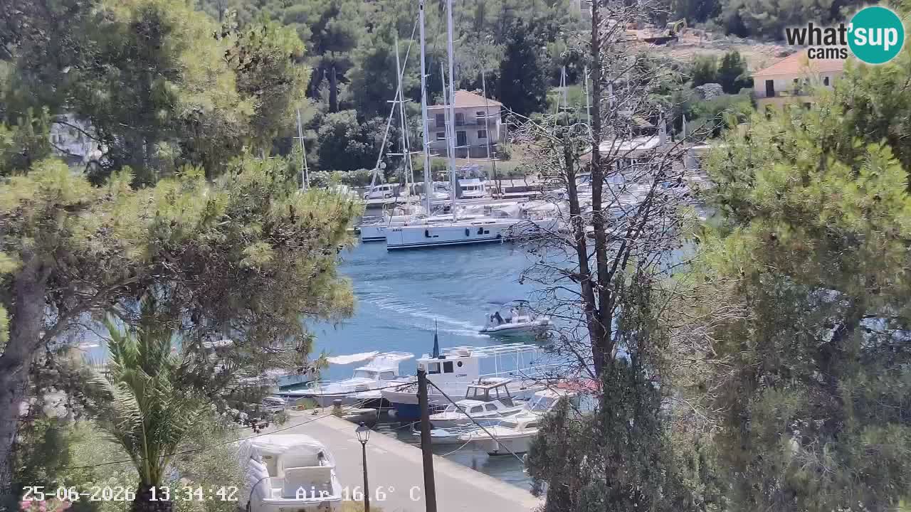 Webcam Hvar Vrboska marina | Dalmazia