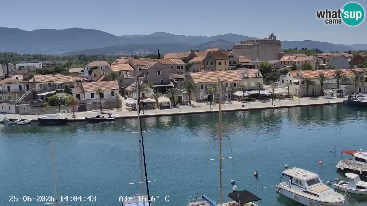 Webcam Hvar Vrboska marina | Dalmazia