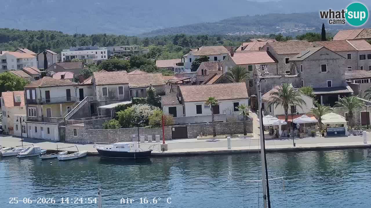 Livecam Vrboska marina | Hvar island | Dalmatia