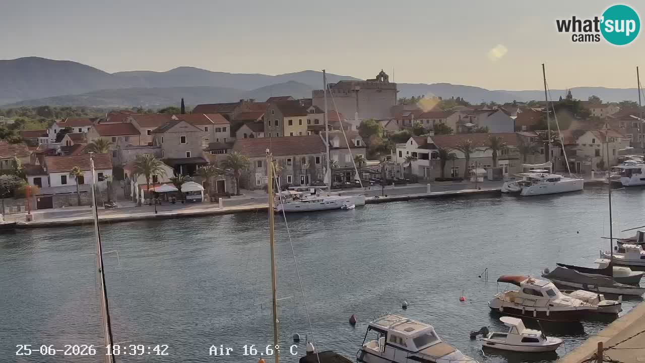 Webcam Vrboska marina | Hvar Insel | Dalmatien