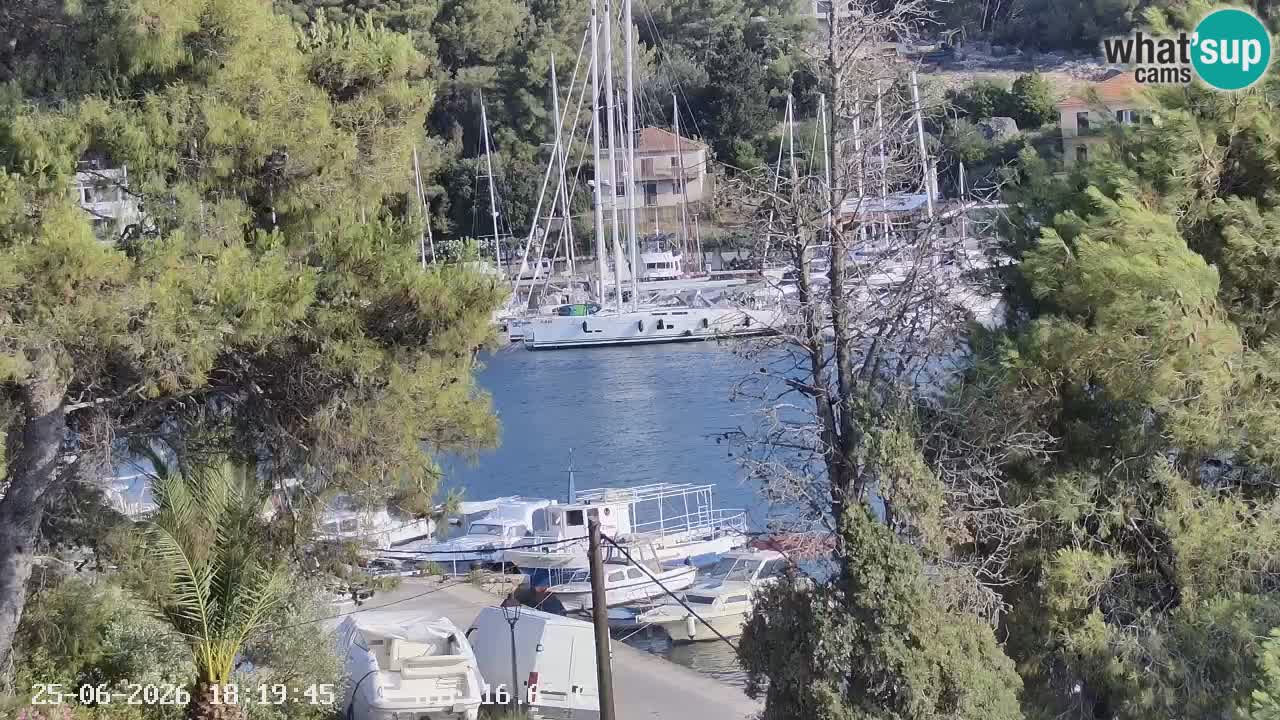 Livecam Vrboska marina | Hvar island | Dalmatia