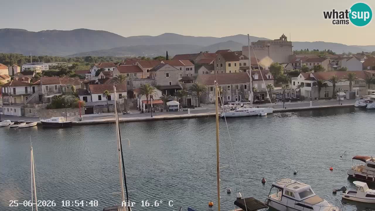 Web kamera Hvar Vrboska marina | otok Hvar | Dalmacija