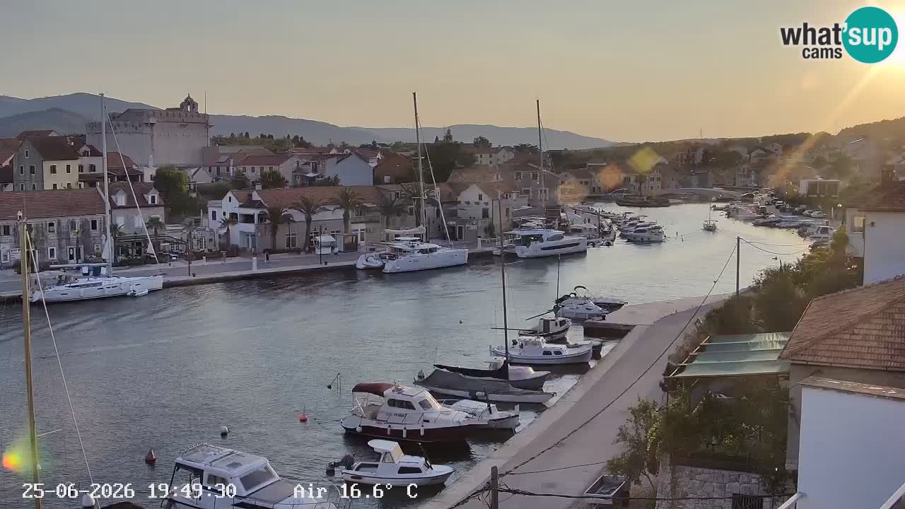 Webcam Hvar Vrboska marina | Dalmazia