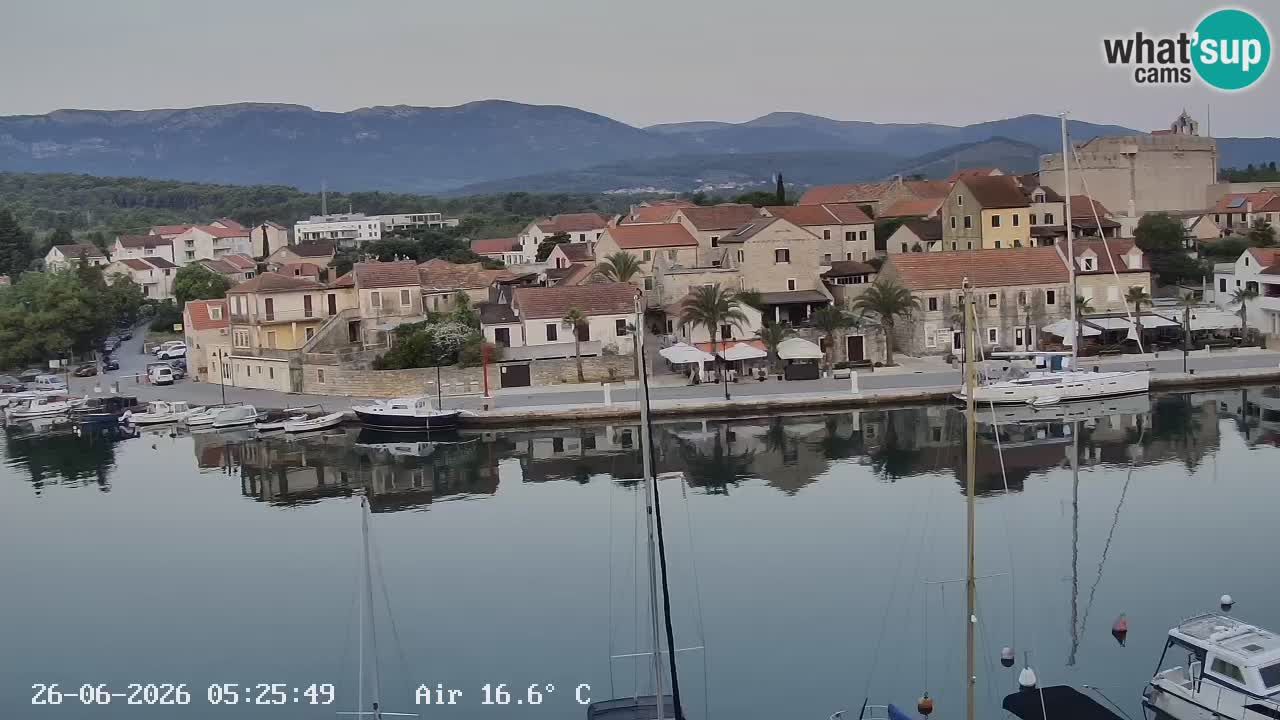 Livecam Hvar Vrboska marina | Île de Hvar | Dalmatia