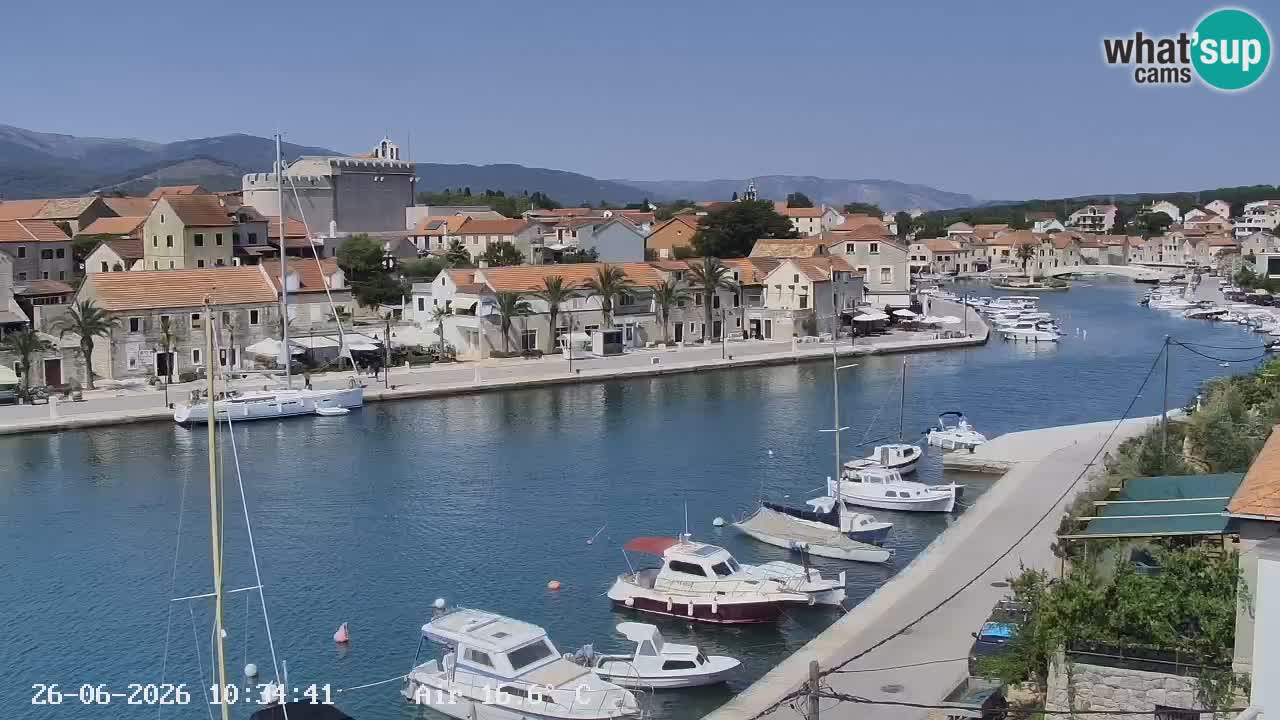 Webcam Hvar Vrboska marina | Dalmazia