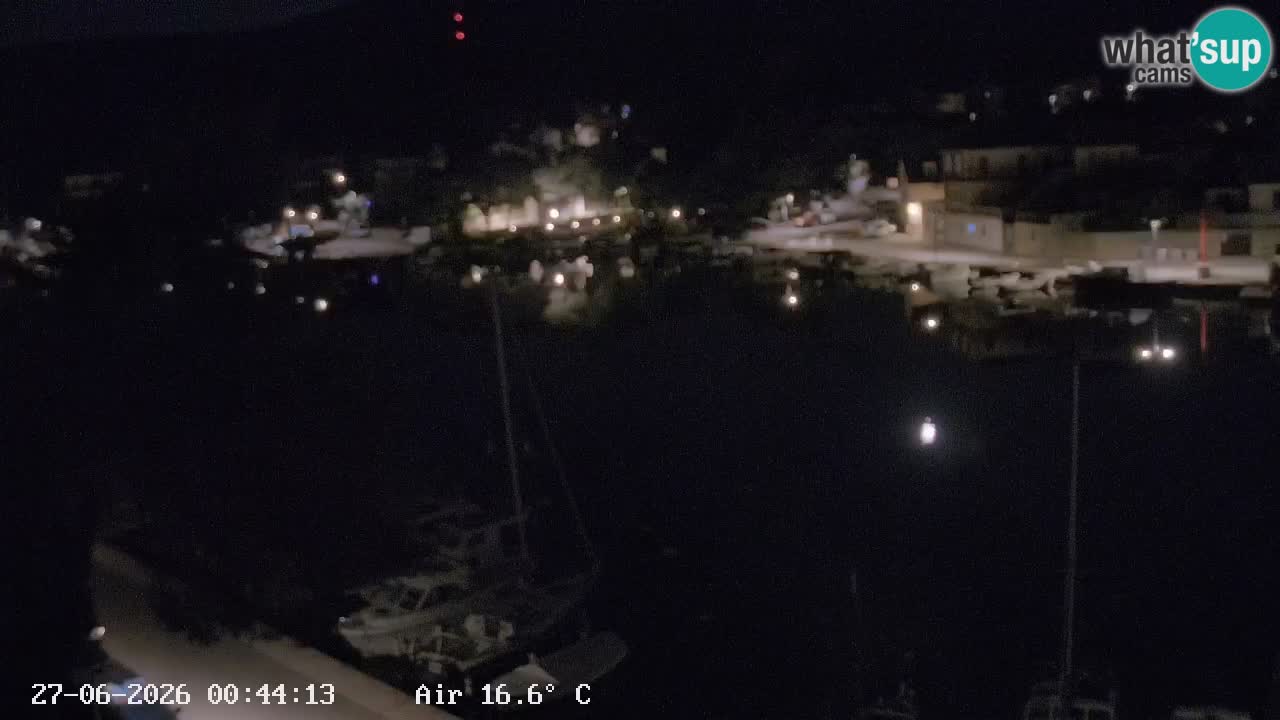 Livecam Hvar Vrboska marina | Île de Hvar | Dalmatia