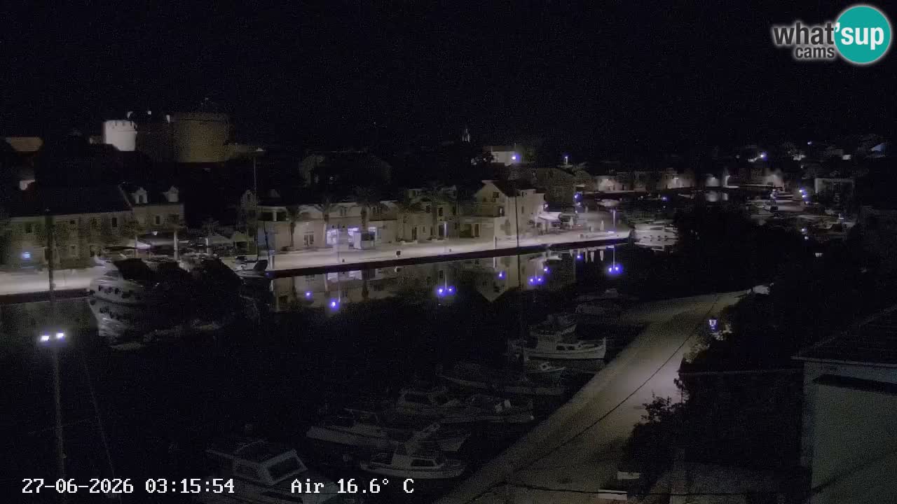 Livecam Hvar Vrboska marina | Île de Hvar | Dalmatia