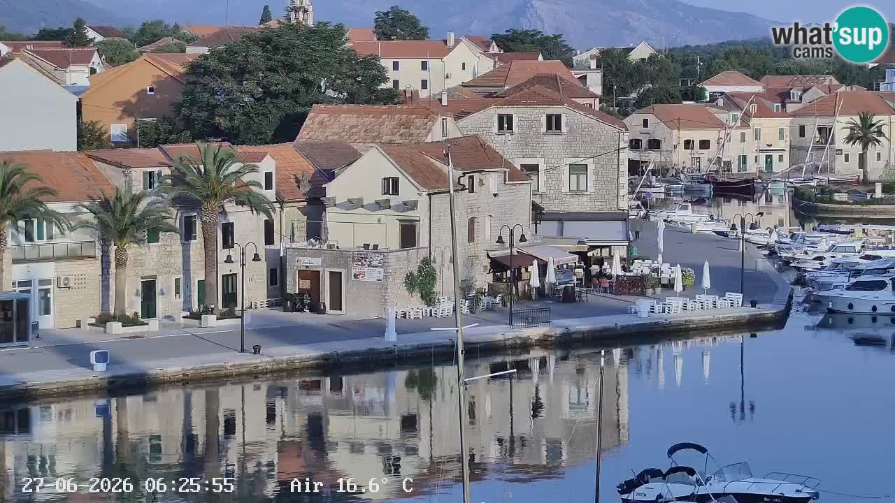 Webcam Hvar Vrboska marina | Dalmazia