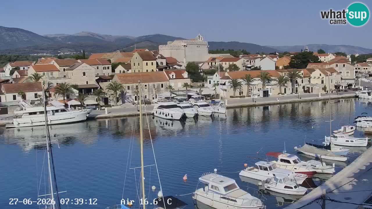 Webcam Vrboska marina | Hvar Insel | Dalmatien