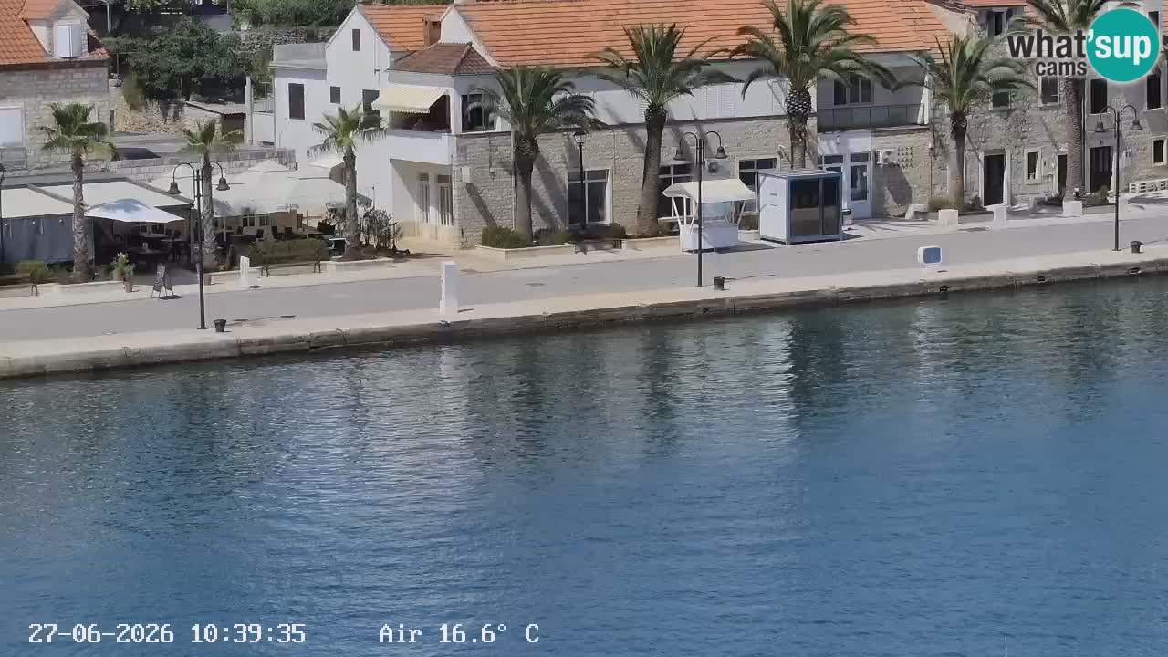 Livecam Hvar Vrboska marina | Île de Hvar | Dalmatia