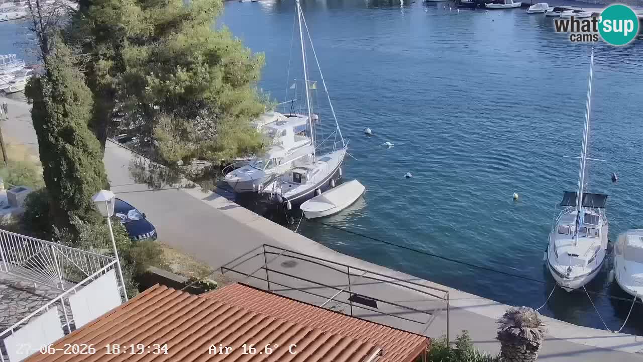 Livecam Hvar Vrboska marina | Île de Hvar | Dalmatia