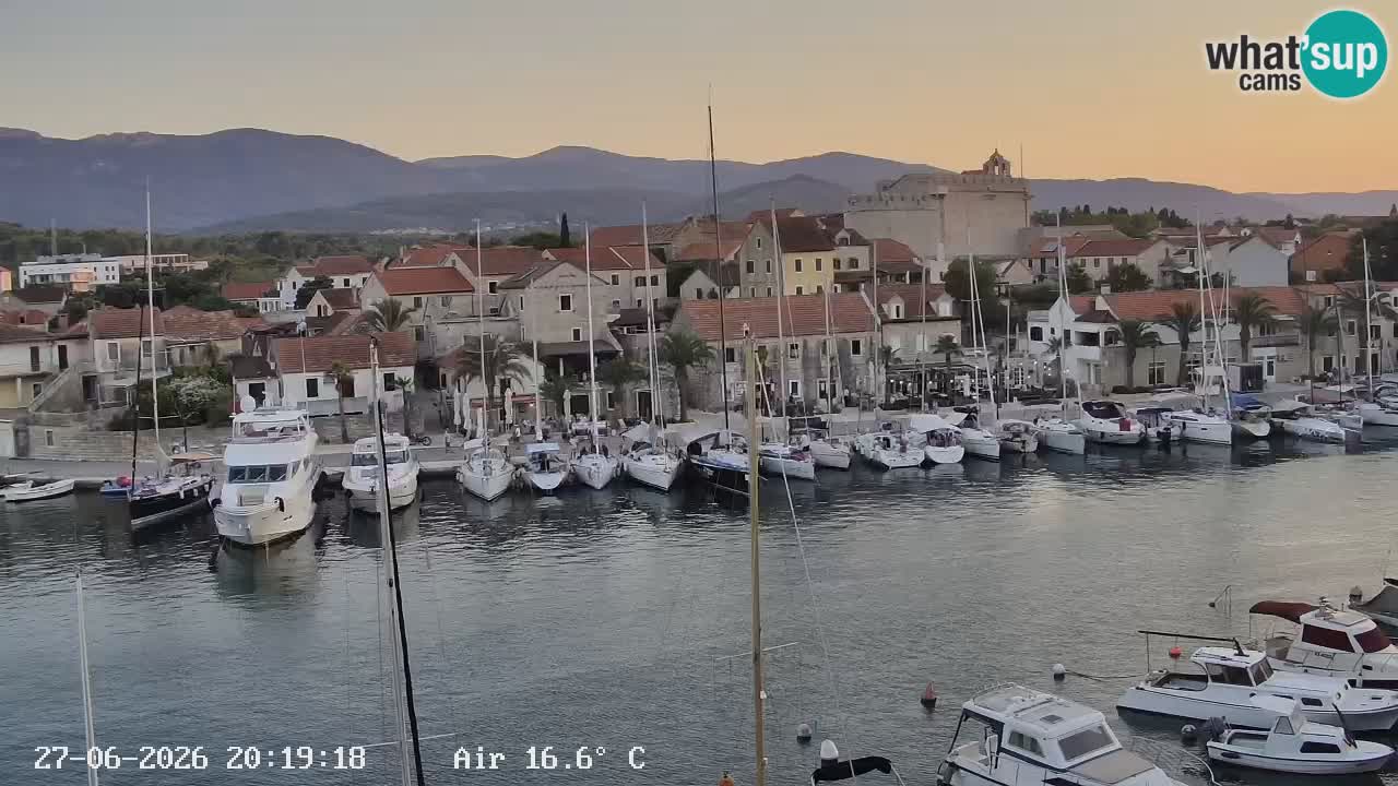 Webcam Vrboska marina | Hvar Insel | Dalmatien