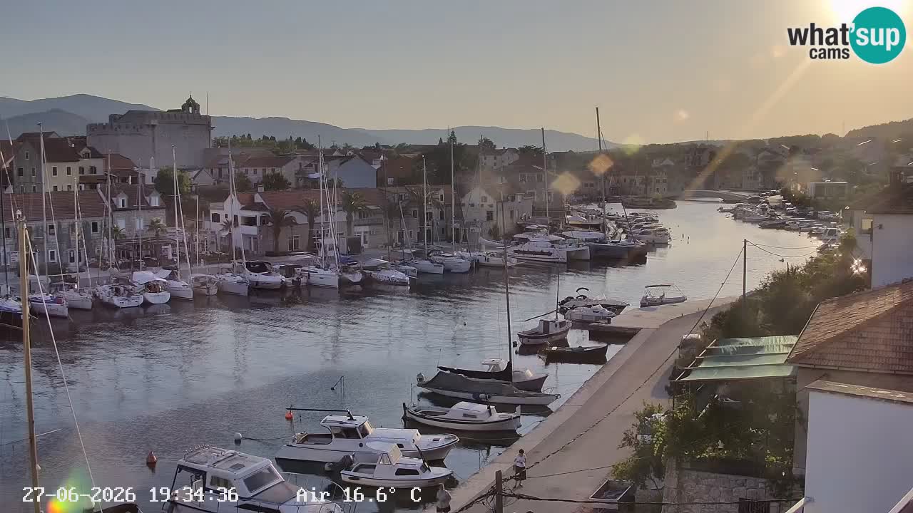 Livecam Hvar Vrboska marina | Île de Hvar | Dalmatia